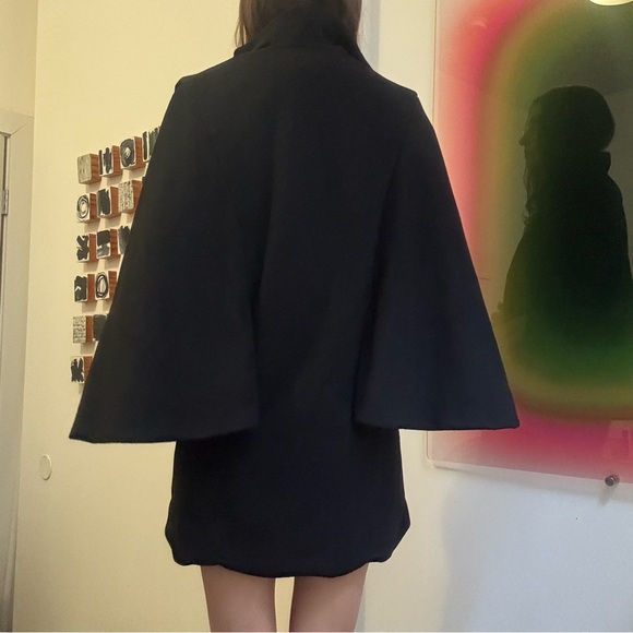 Vintage Blazer Cape Coat - Picture 3 of 4